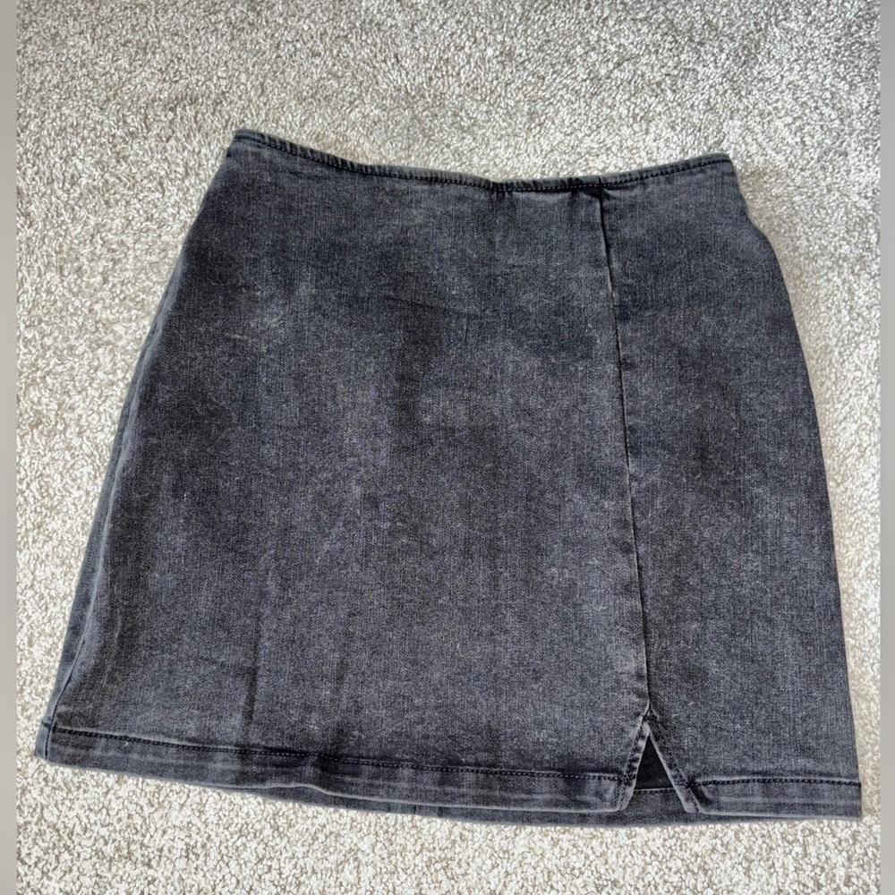 Wild Fable Black Denim Mini Skirt - Picture 2 of 4